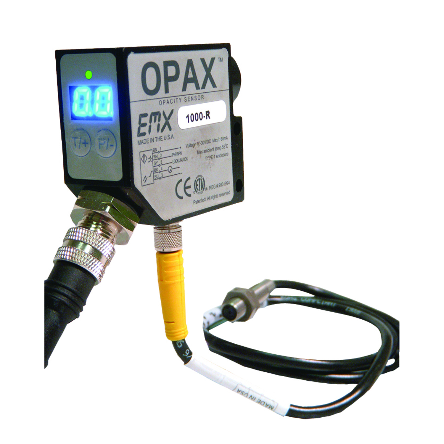 OPAX-1000 Opacity Sensor - EMX Industries, Inc. | Industrial Sensors